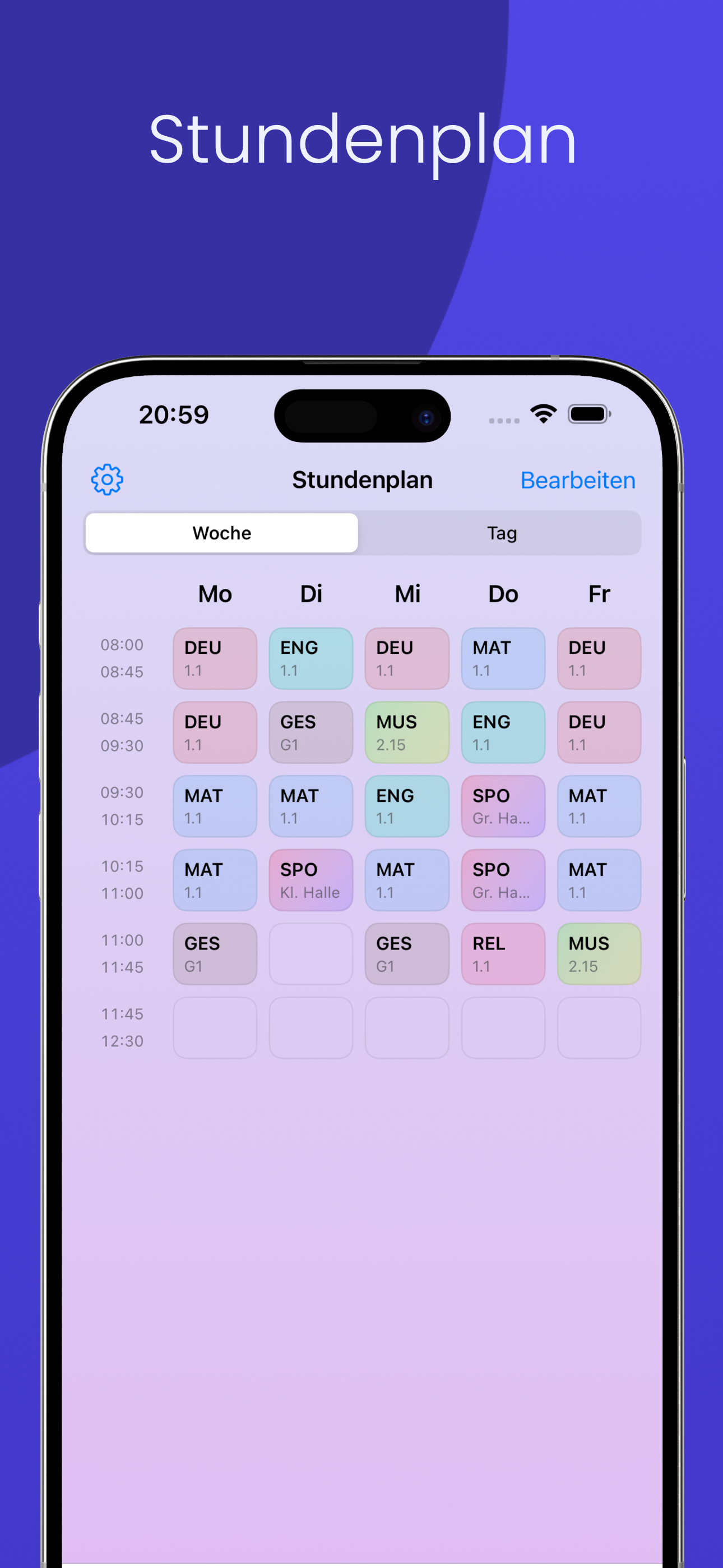 Stundenplan (iPhone)